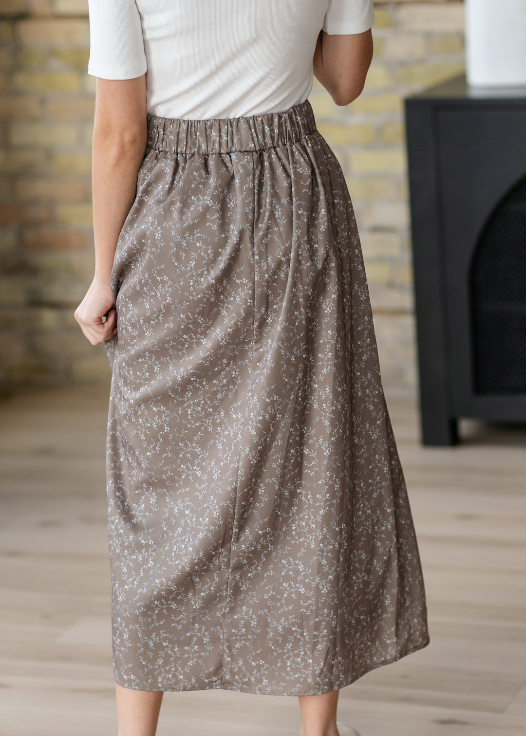 Braylyn Floral Midi Skirt