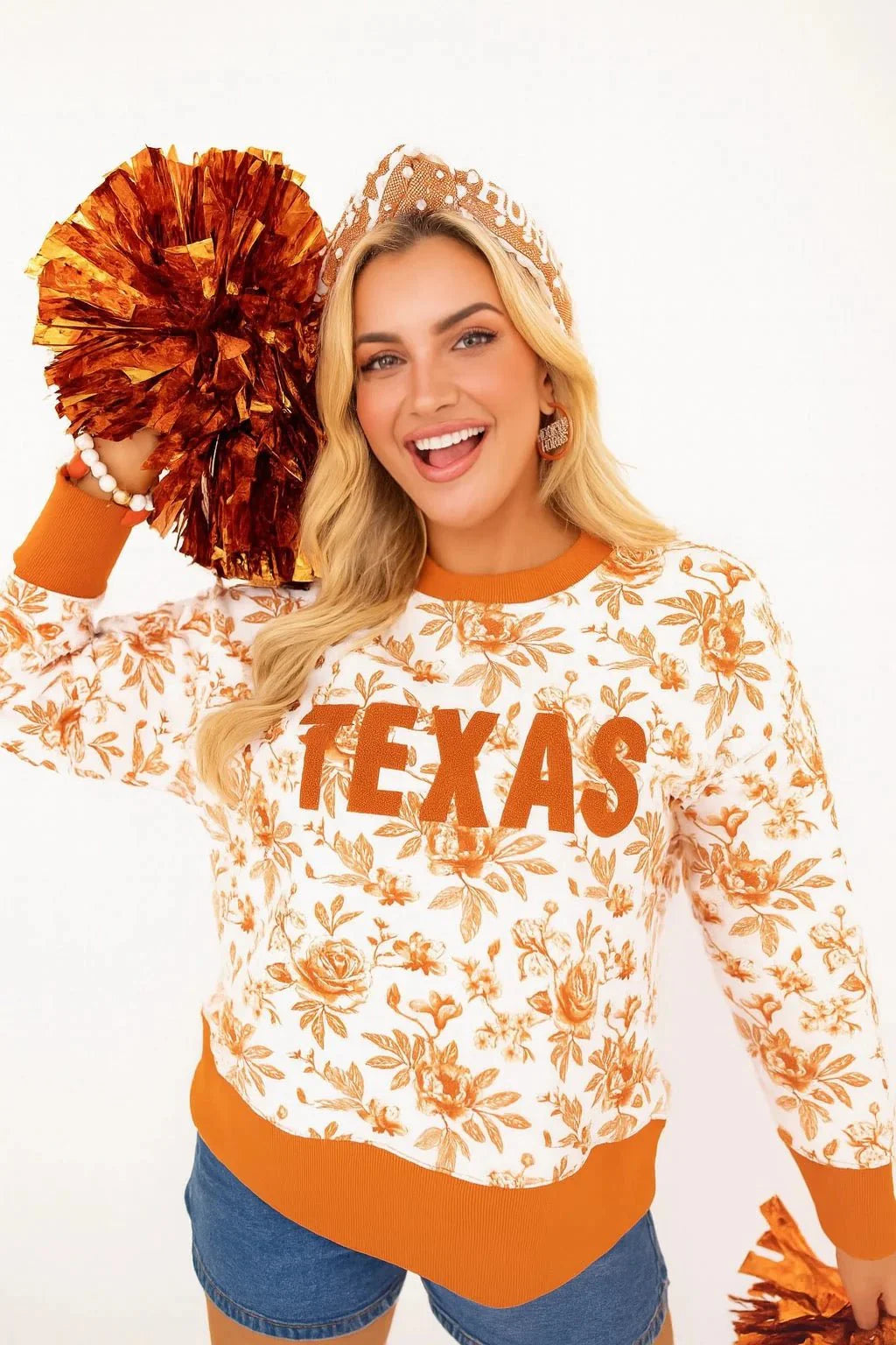 Brianna Cannon • TEXAS FLORAL TOILE SWEATSHIRT
