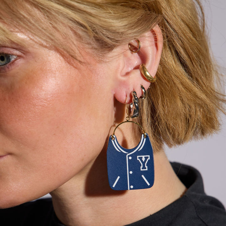 Brigham Young University Letter Jacket Earrings
