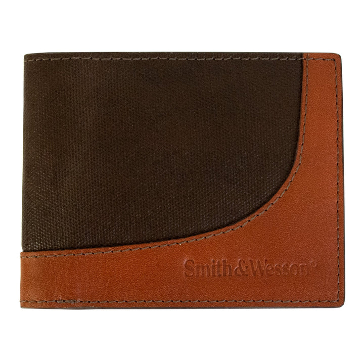 Smith &amp; Wesson Wax Canvas Bi-Fold Wallet