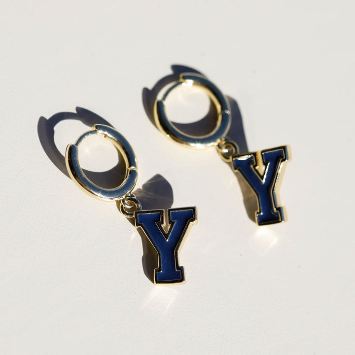 Brigham Young University Y Enamel Huggies