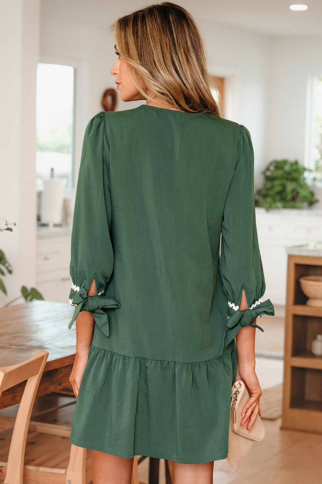 Xyla Bracelet Sleeve Shift Dress