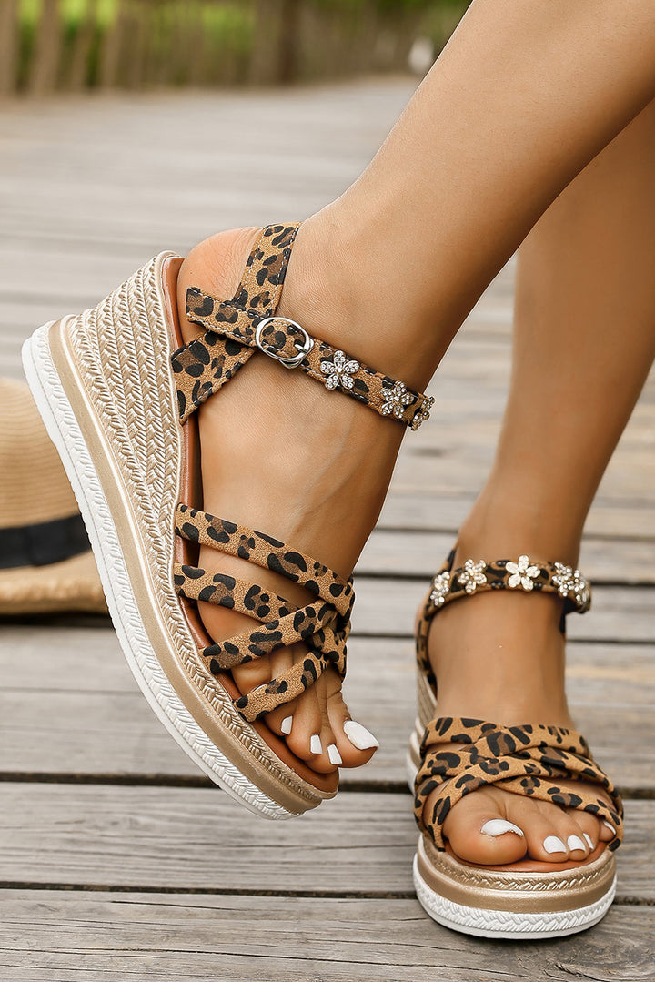 Lara Decor Strappy Wedge Sandals