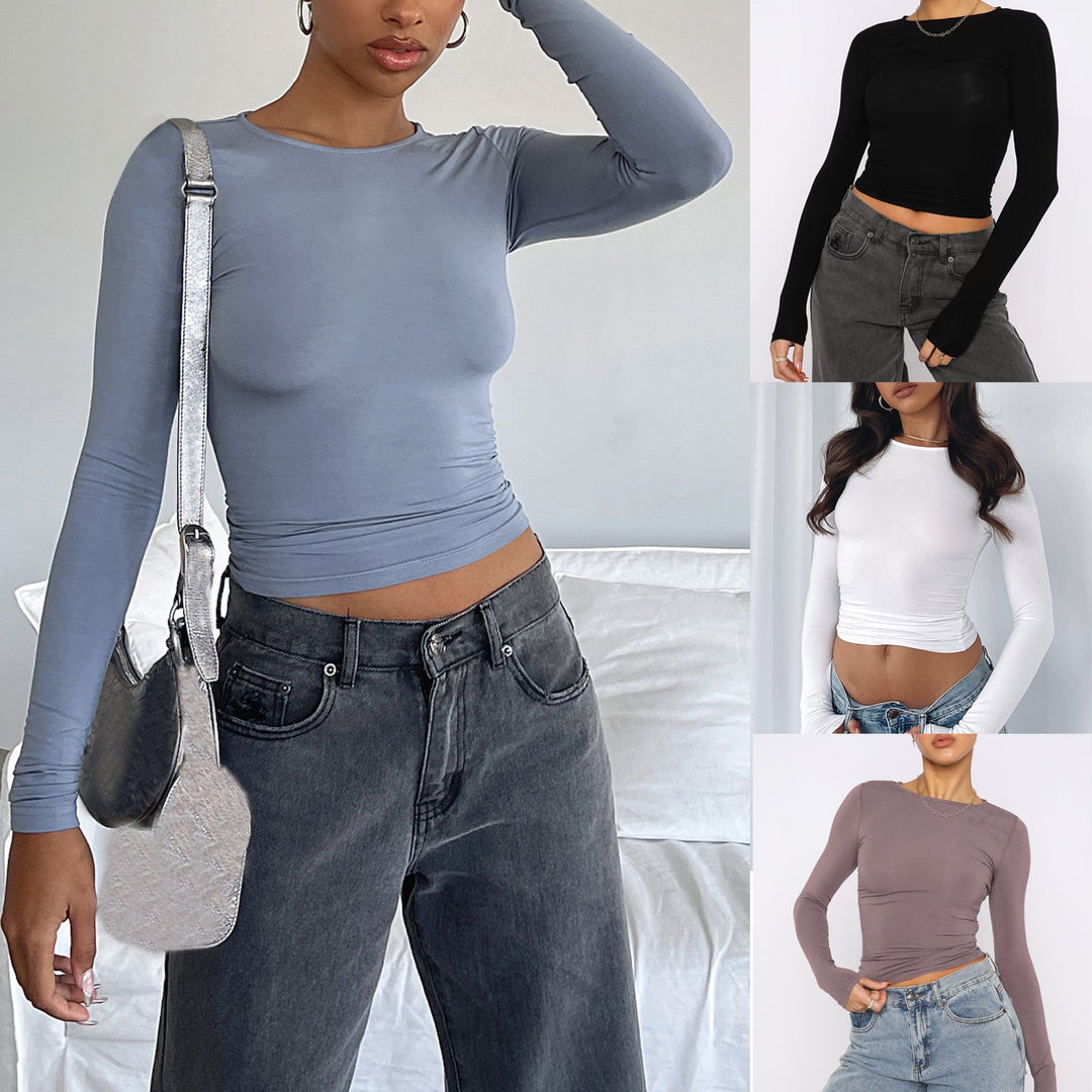 Slim Fit Long Sleeve Shirt | Women&