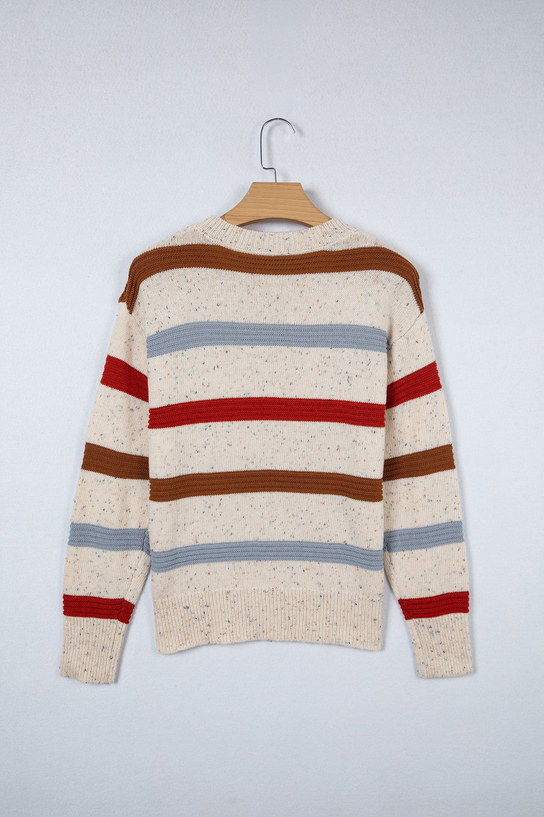Vivienne Shoulder Heathered Knit Sweater