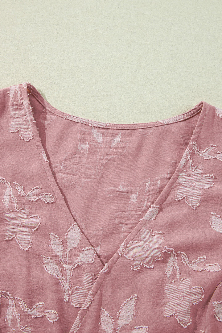 Miracle Surplice Tiered Ruffled PLUS Dress