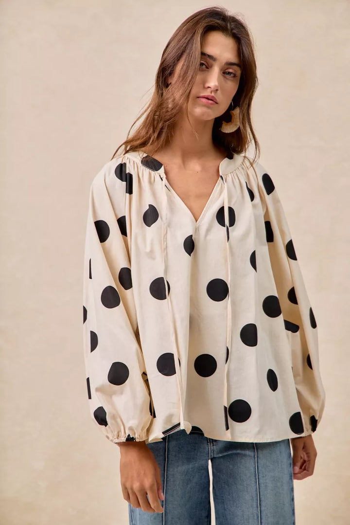 The Dotty Days Blouse