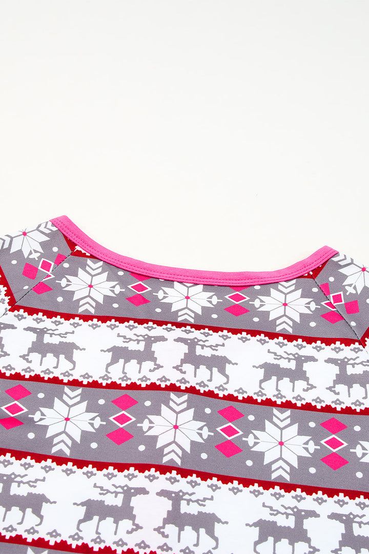 Avery Pattern Henley Pajama Dress