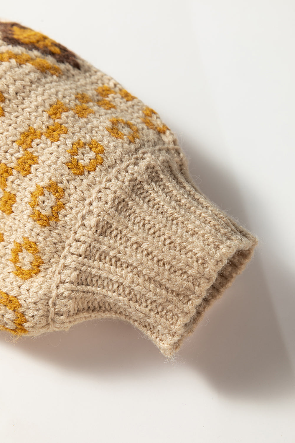 Hana Pattern Knitted Cardigan Sweater