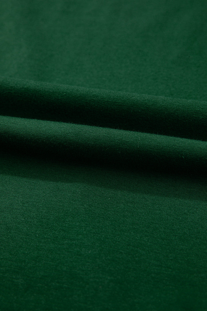 Alejandra Detail Solid Color Long Sleeve Top