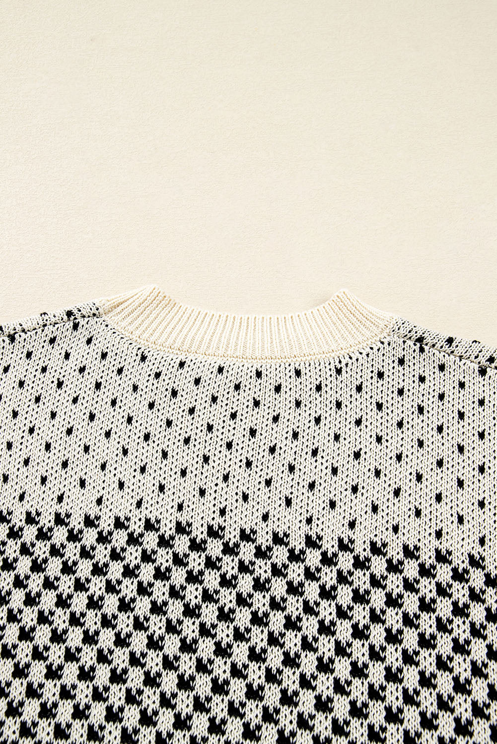 Kinley Pattern Lantern Sleeve Sweater