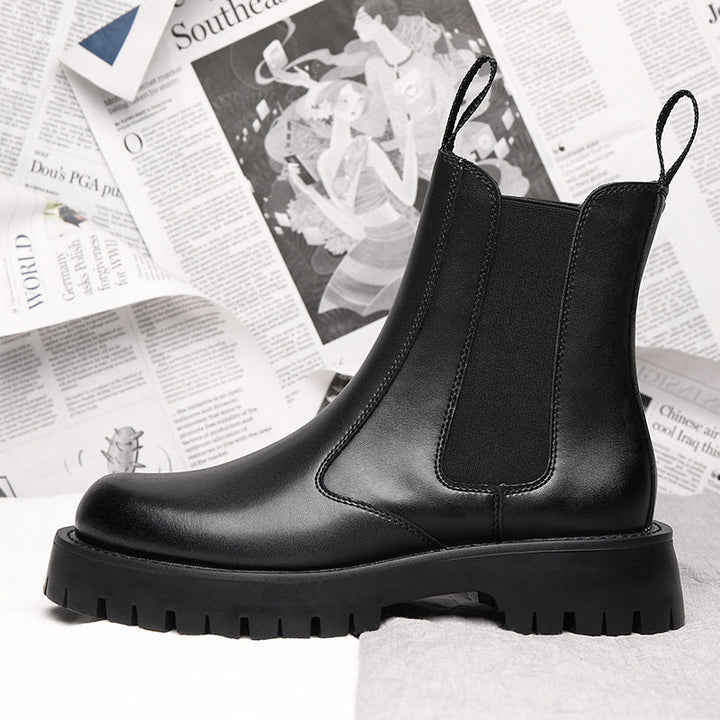 Fleece-Lined Winter Boots – Warm Outdoor Streetwear