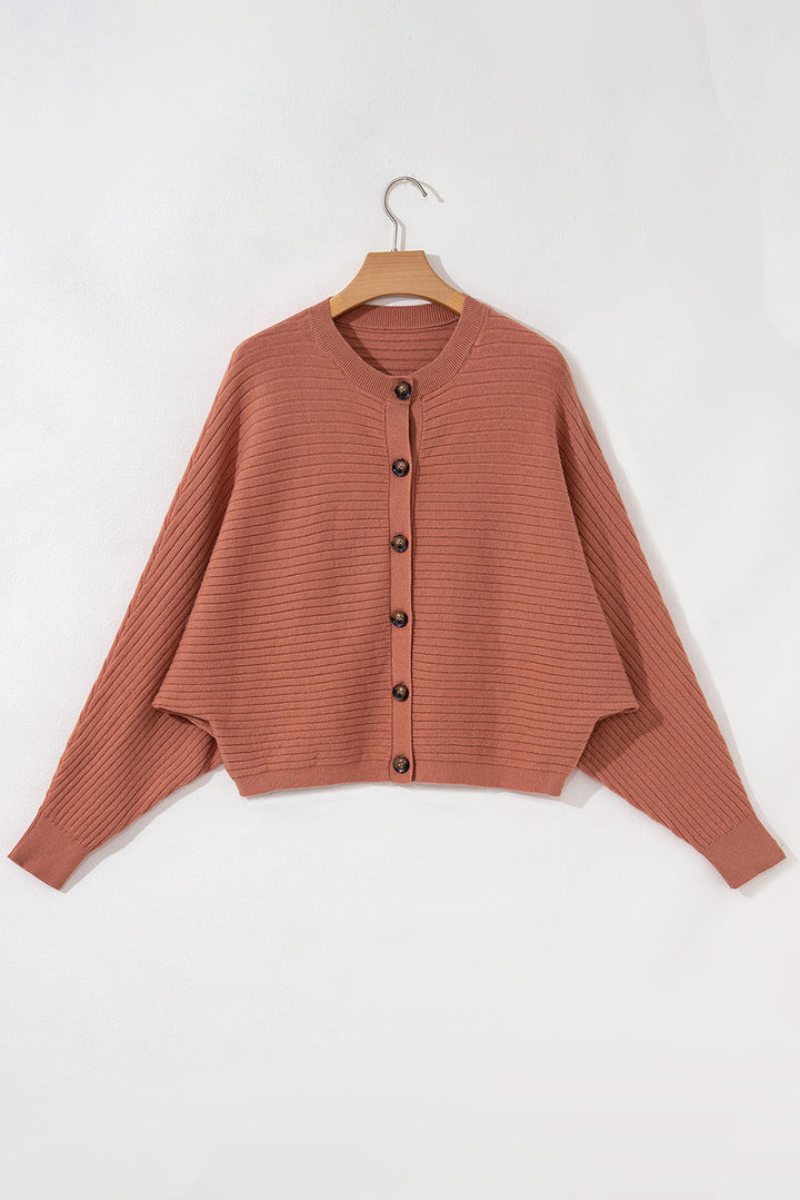 Parker Button Front Dolman Sleeve Sweater Cardigan