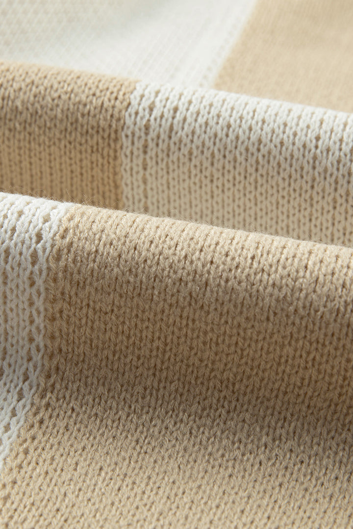 Vivifira Print Drop Shoulder Sweater