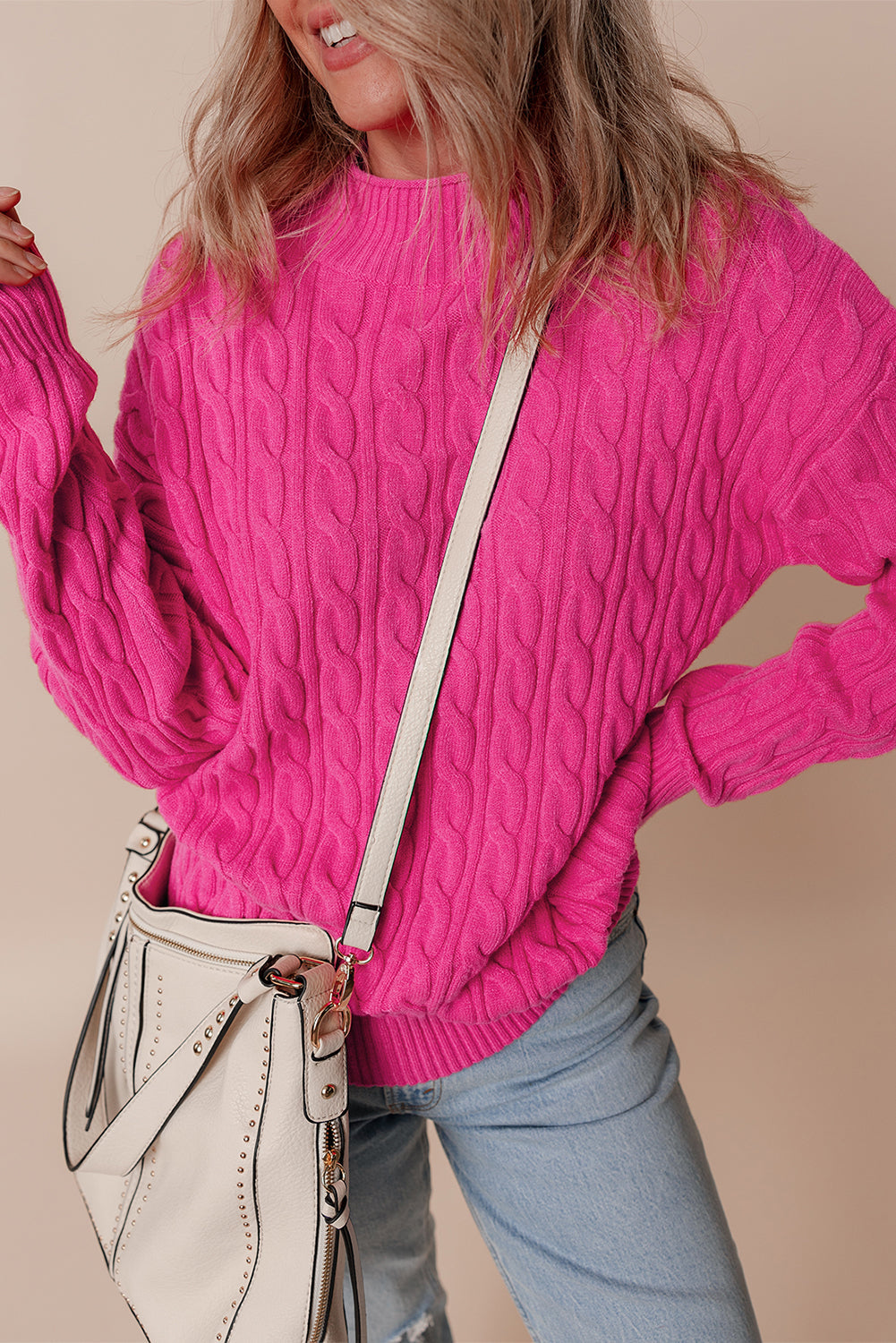 Lola High Drop Shoulder Sweater