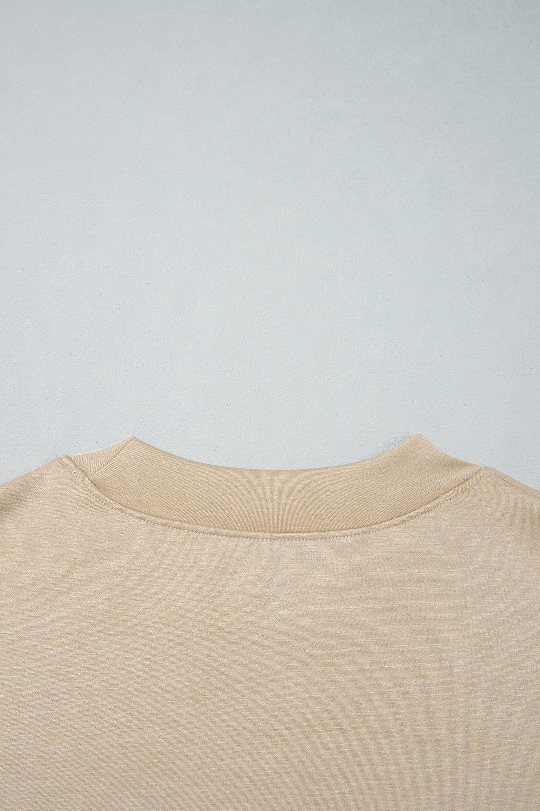 Coffee Camouflage Sleeve Crewneck Baggy Pullover Sweatshirt