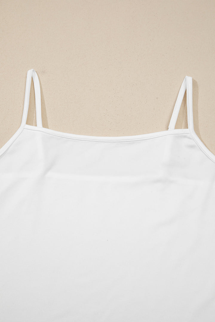 White 2pcs Sheer Floral Lace Ruffle Tiered Patchwork Blouse