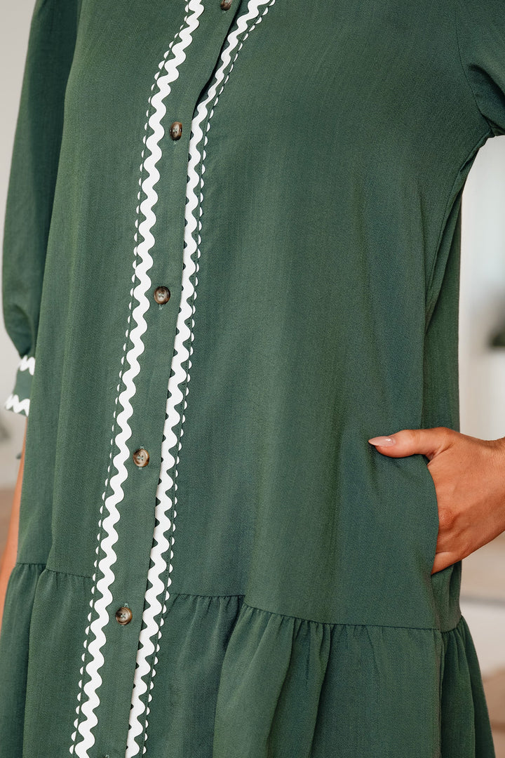 Xyla Bracelet Sleeve Shift Dress