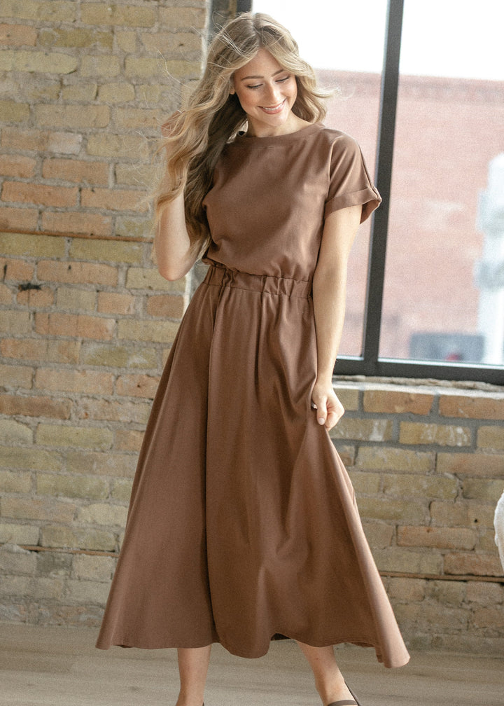 Casey Cap Sleeve Midi Dress