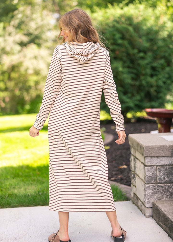 Cayla Quarter Zip Maxi Dress