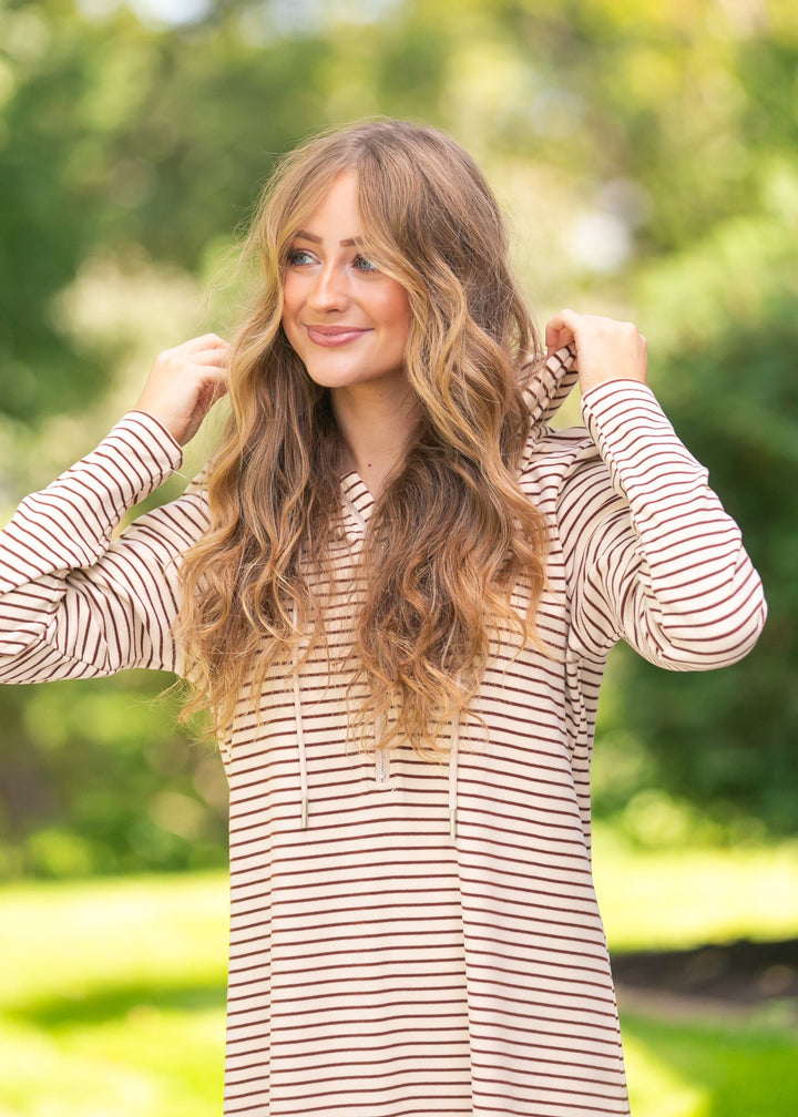 Cayla Quarter Zip Maxi Dress