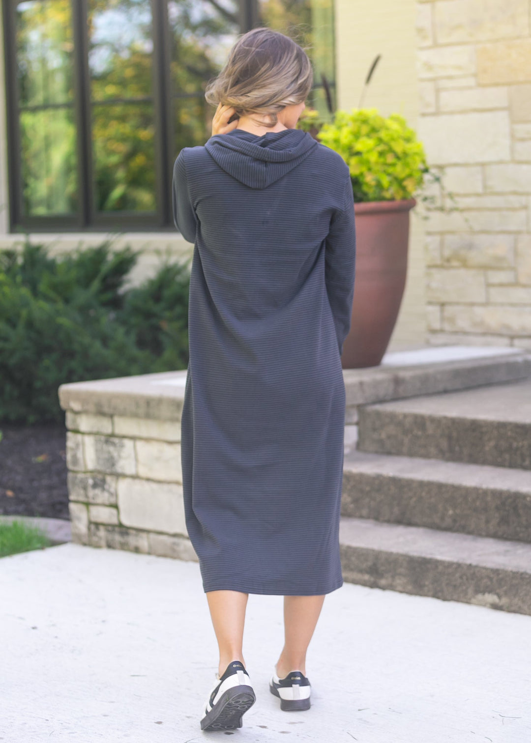 Cayla Quarter Zip Maxi Dress