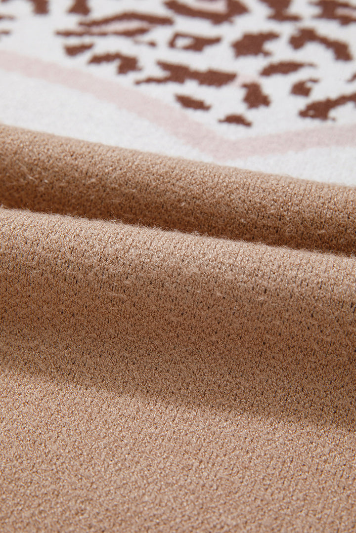 Eliana Block Knit Baggy Sweater