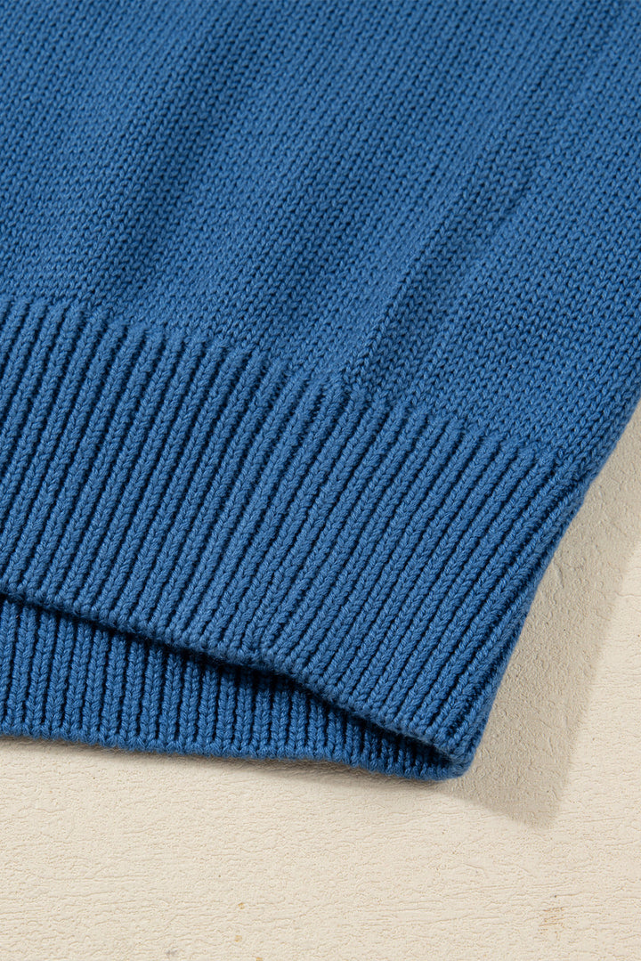 Emiyra Embroidered Graphic Western Sweater