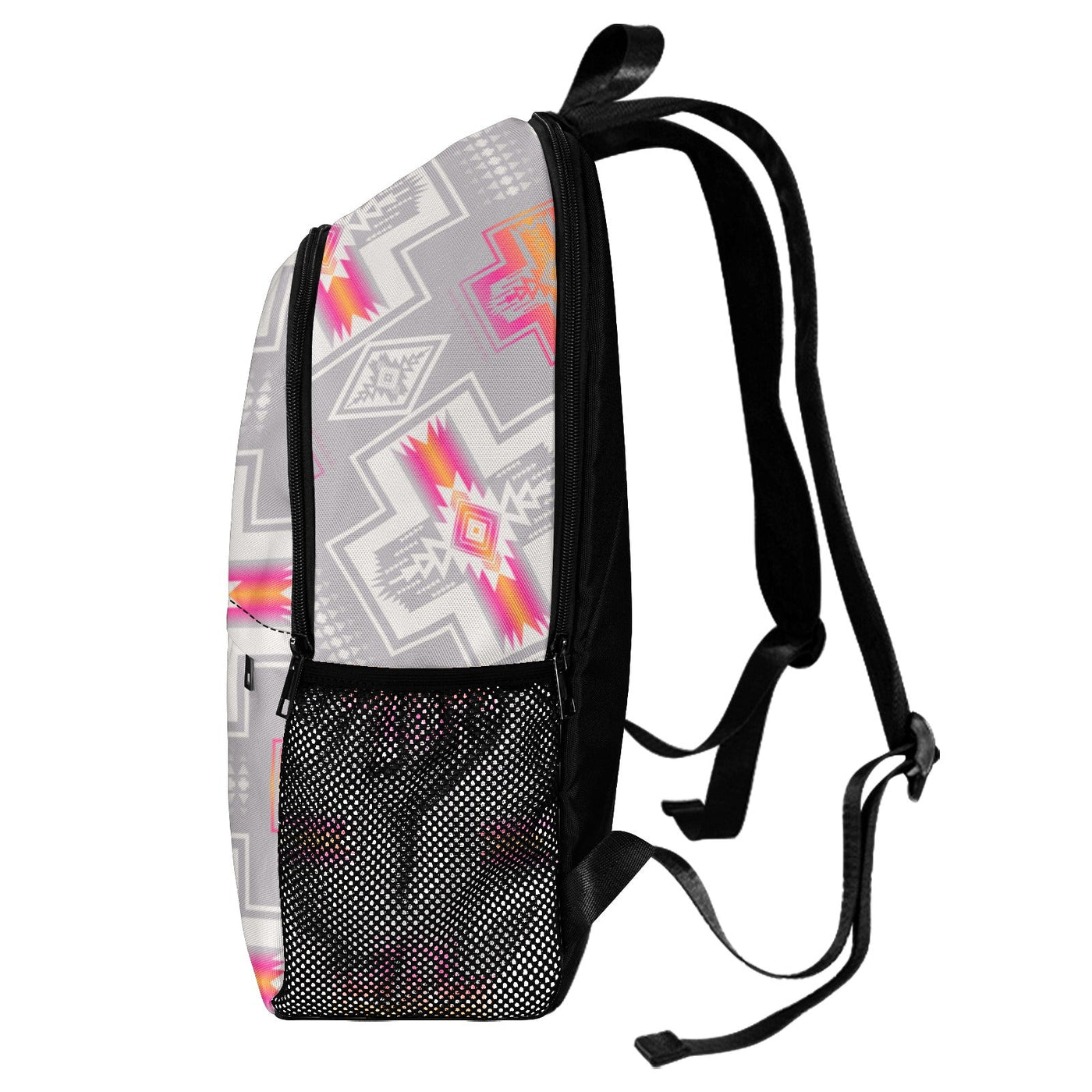 Pink Fire Aztec Backpack