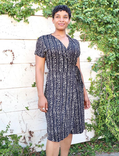 Cheyenne Organic Wrap Dress- FINAL SALE