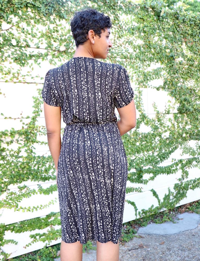 Cheyenne Organic Wrap Dress- FINAL SALE