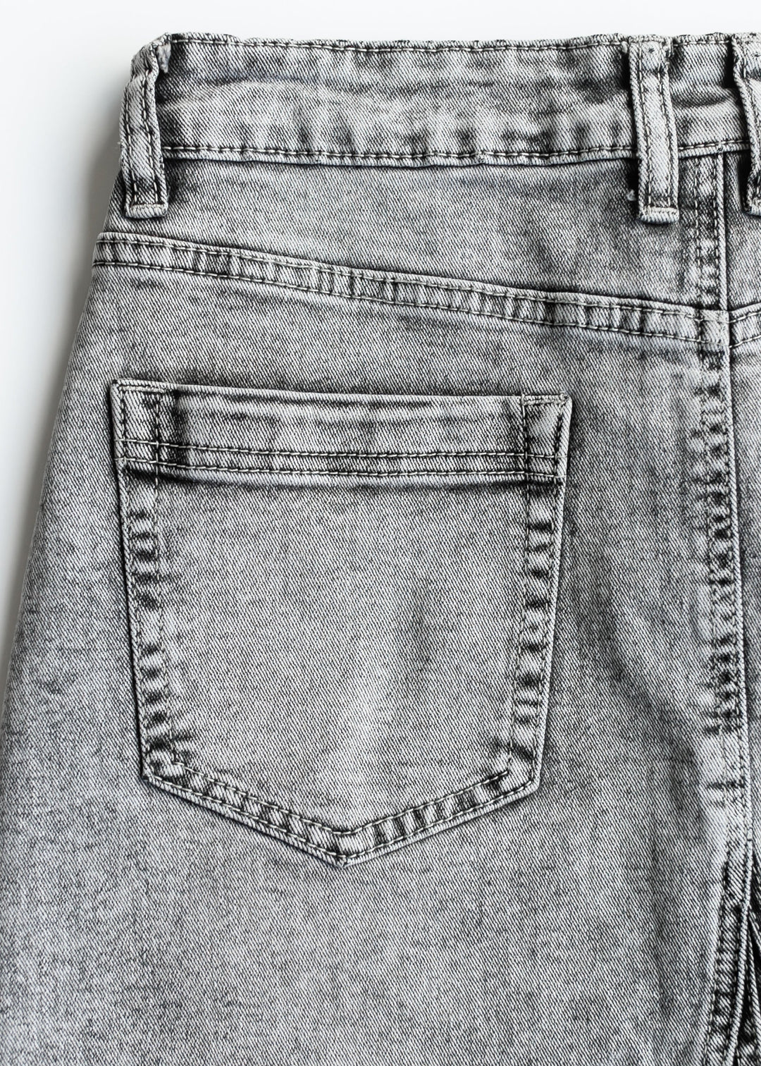 Claire A-line Denim Midi Skirt