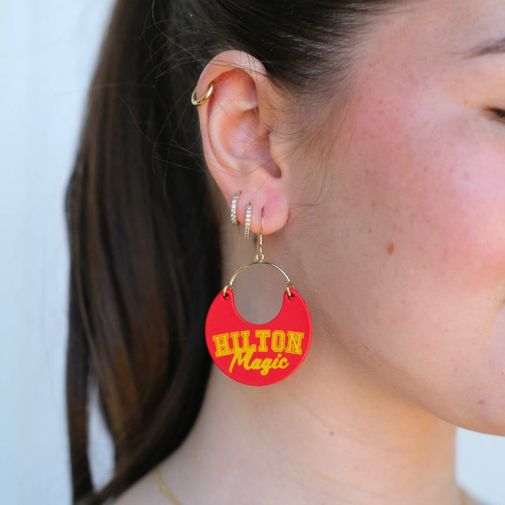 Cyclone Cardinal & Gold Iowa State University Hilton Magic Ninas