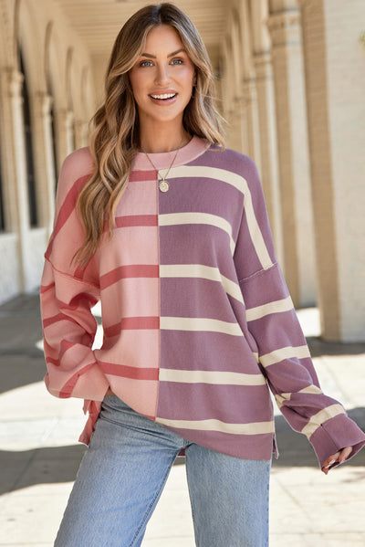 Araya Stripe Oversized Sweater