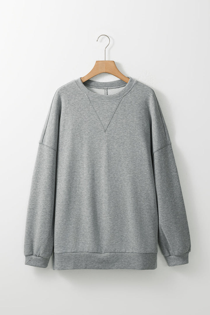 Rorivina Drop Shoulder Oversized Sweatshirt