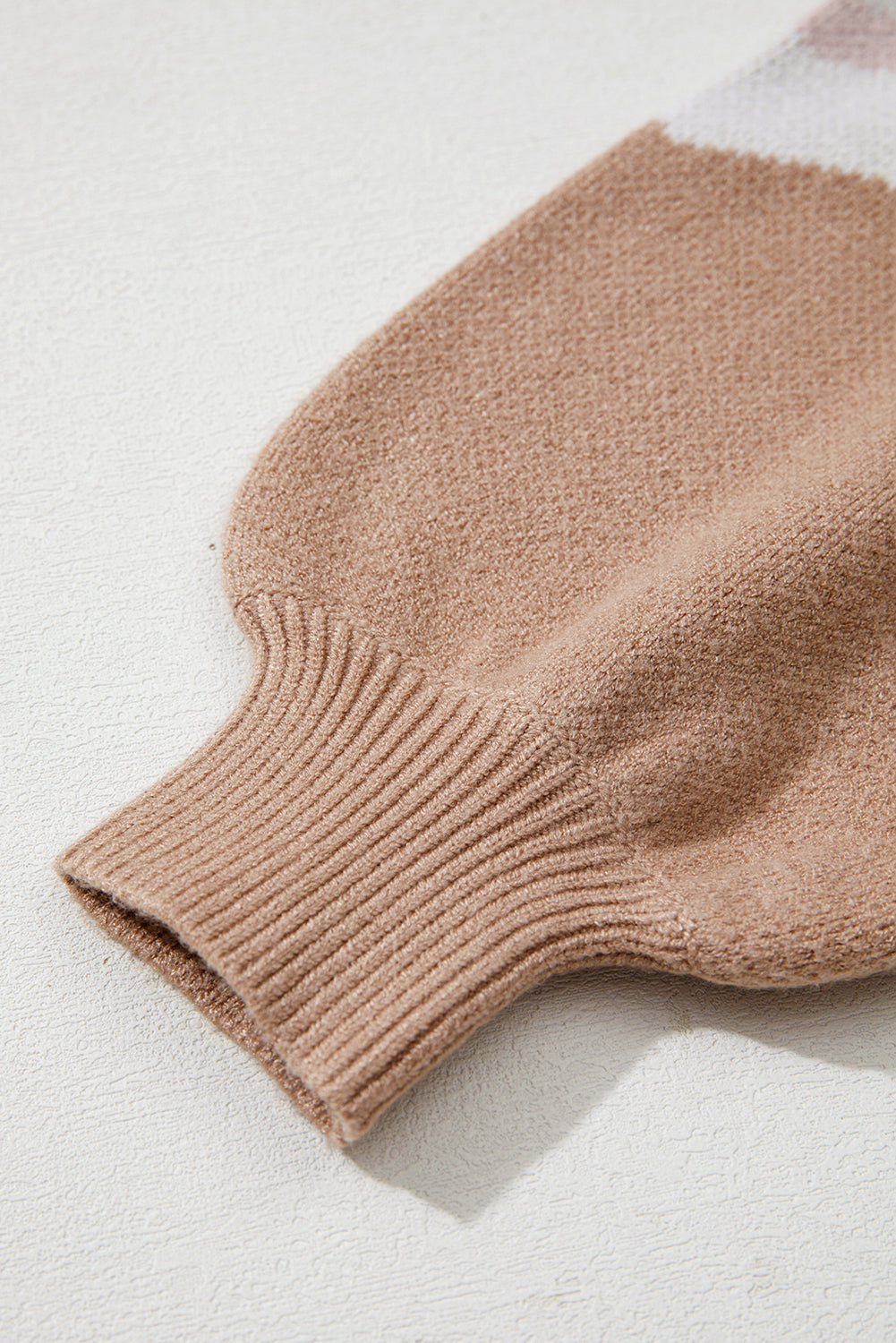 Eliana Block Knit Baggy Sweater