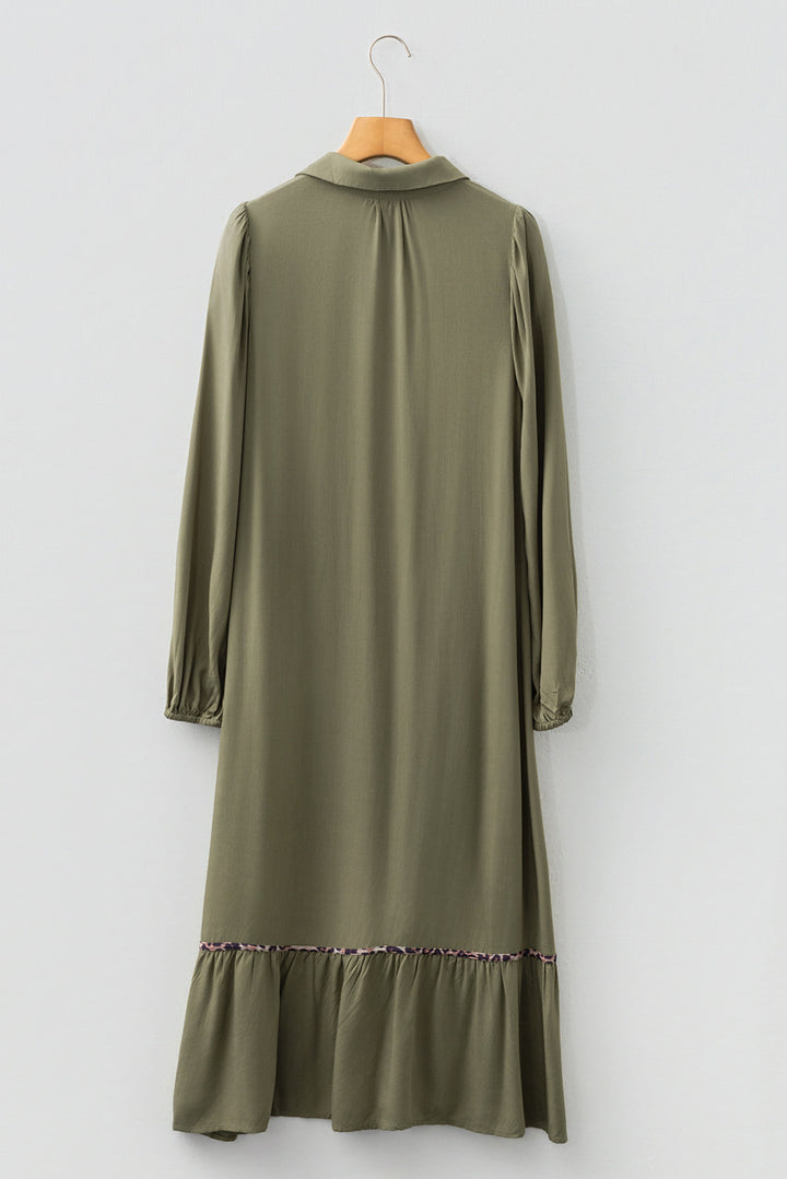 Noa Bracelet Sleeve Long Dress