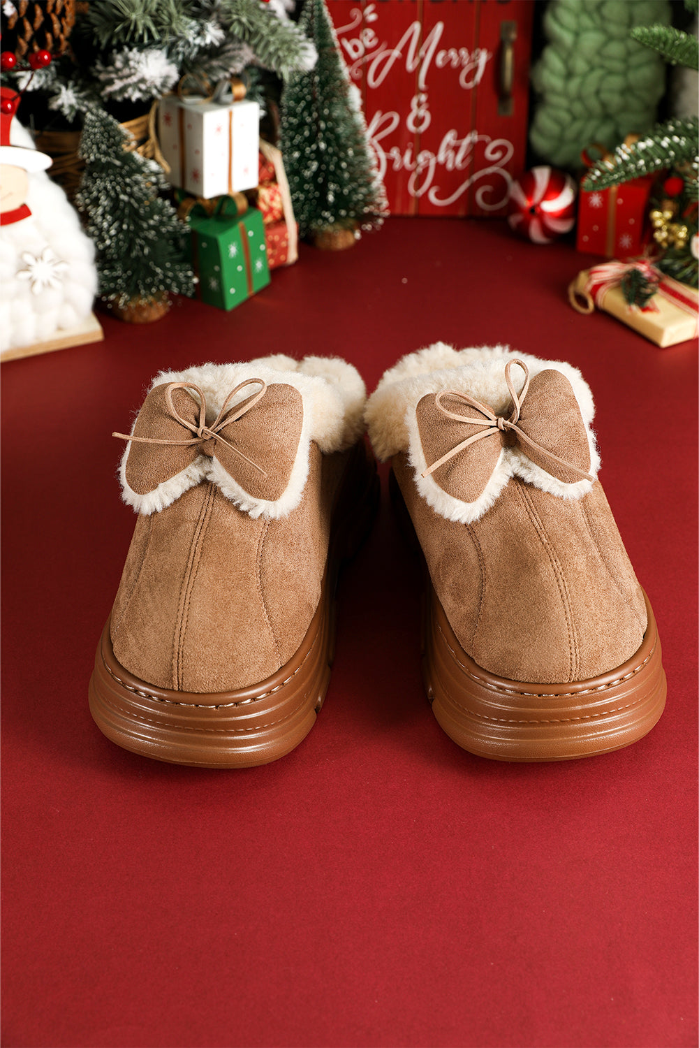 Brynlee Bow Decor Clog Slippers