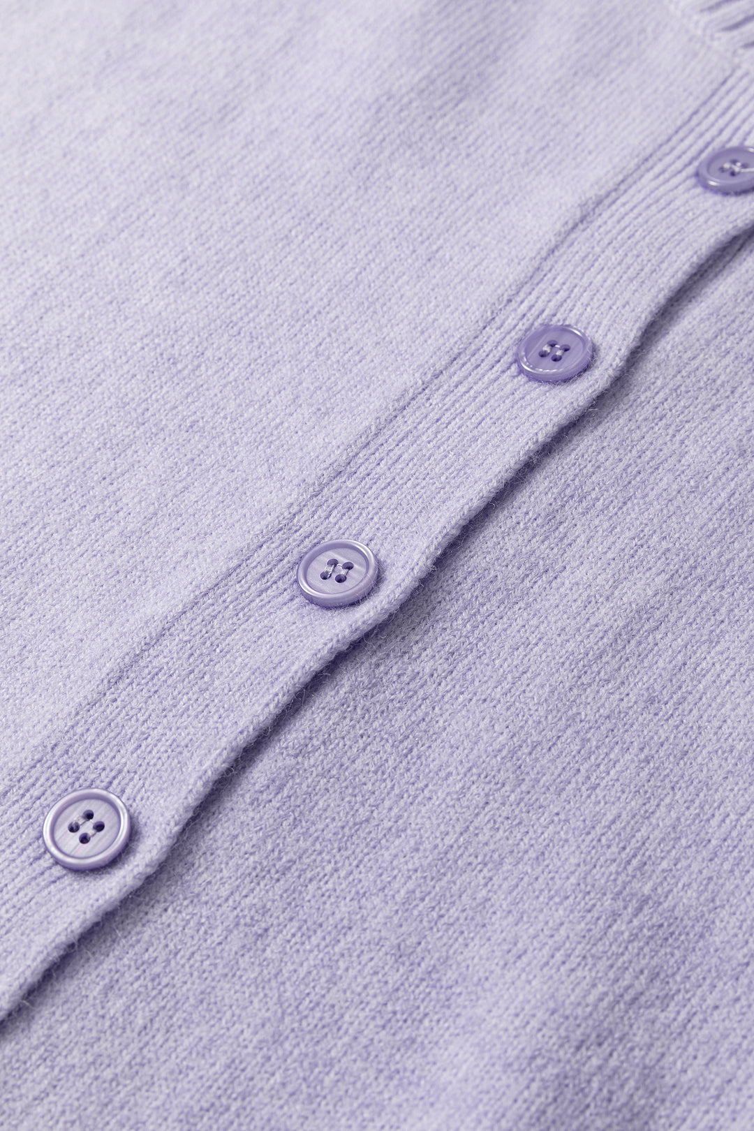 Lavendula 3/4 Sleeve Boxy Knit Button Down Sweater Cardigan