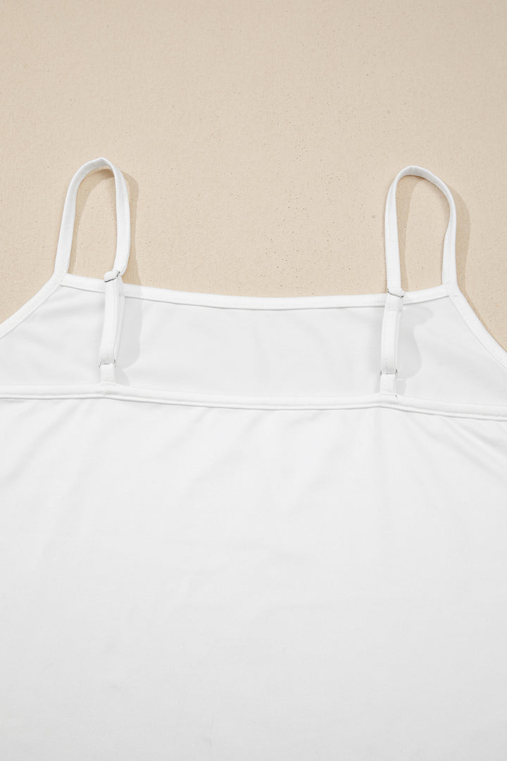 White 2pcs Sheer Floral Lace Ruffle Tiered Patchwork Blouse