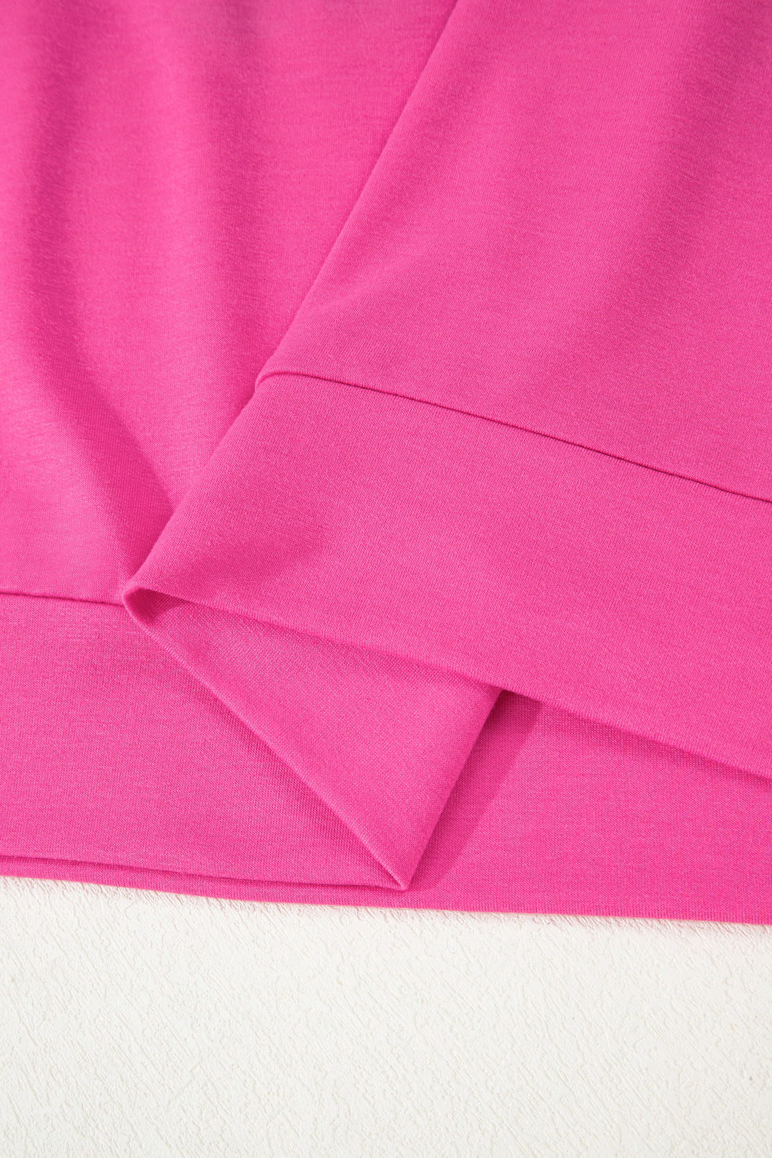 Rose Red Merry & Bright Christmas Letter Graphic Sweatshirt