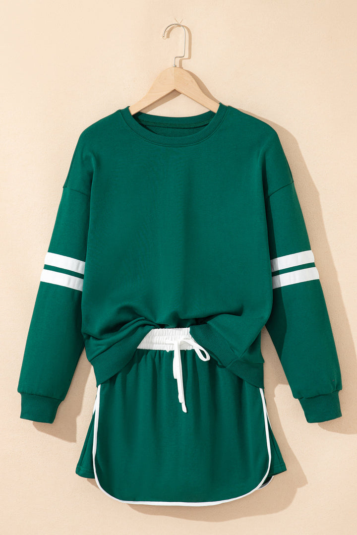 Sophia Shoulder Pullover Mini Skirt