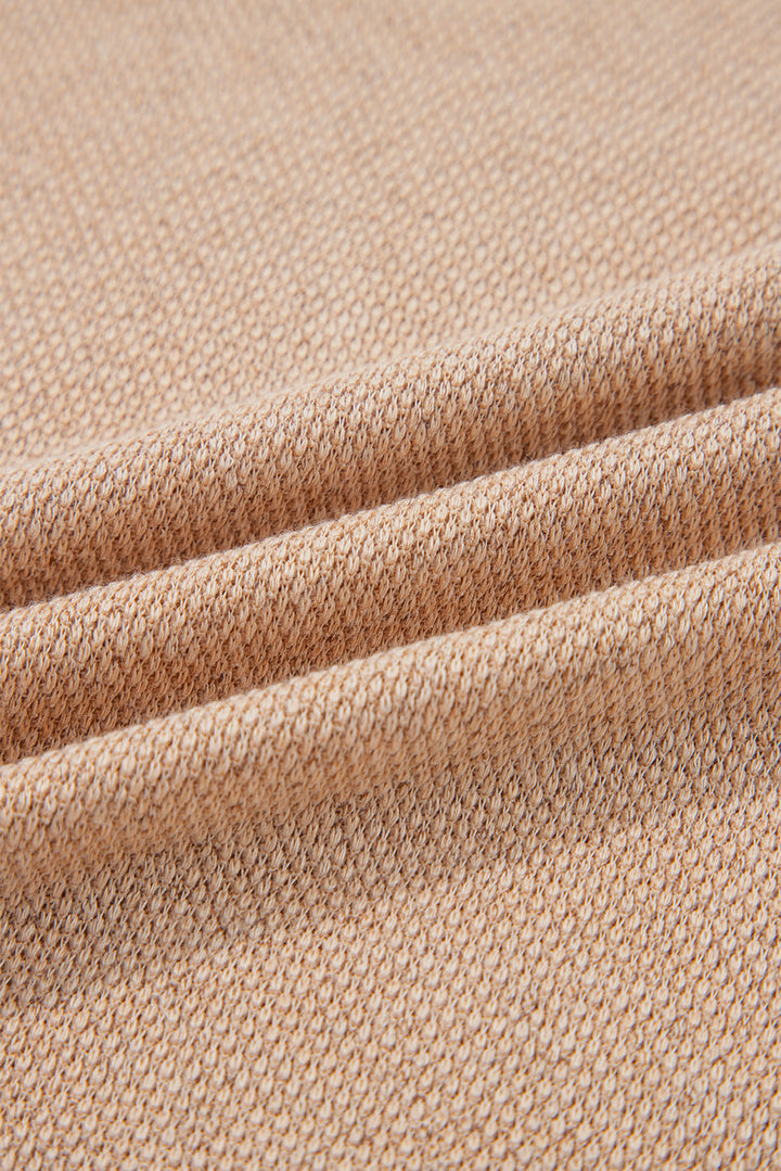 Parchment Plus Size Drop Shoulder Knit Tunic Top