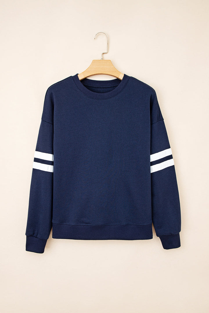Taylor Striped Oversized Sweatshirt