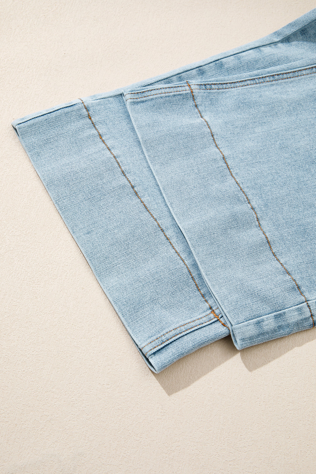 Beau Blue Solid Full-Length Regular Pocket Detail Wholesale Denim Jeans