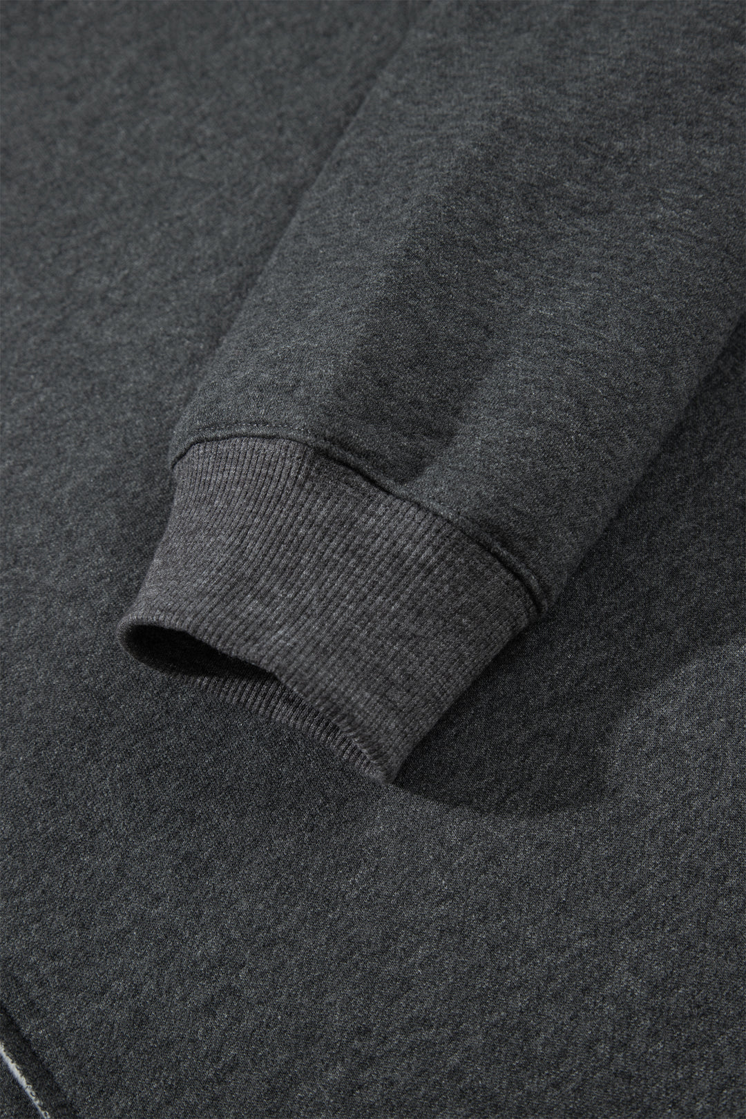 Carbon Grey Solid Colorblock Jogger Pants Set