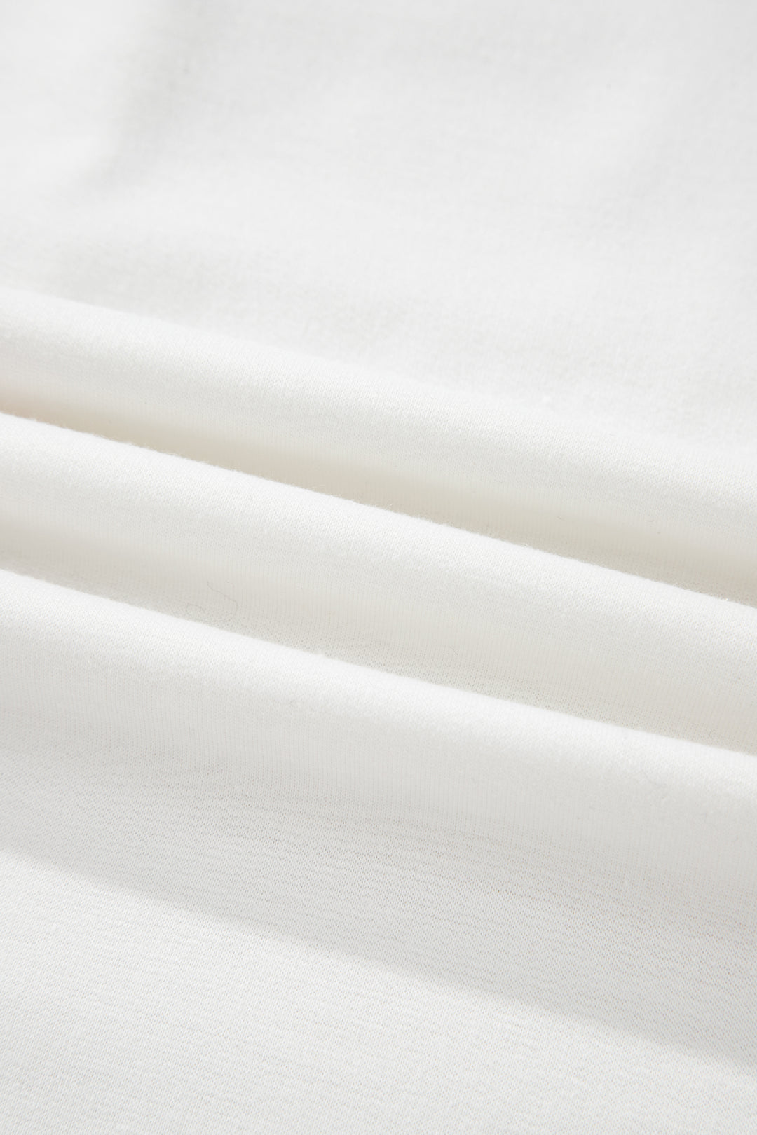 White Exposed Seam Rainbow Stripe Color Block V Neck Loose Long Sleeve Top