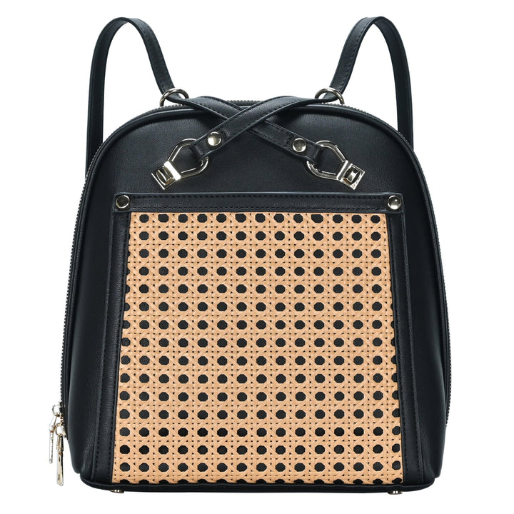 Daisy Rattan Convertible Backpack
