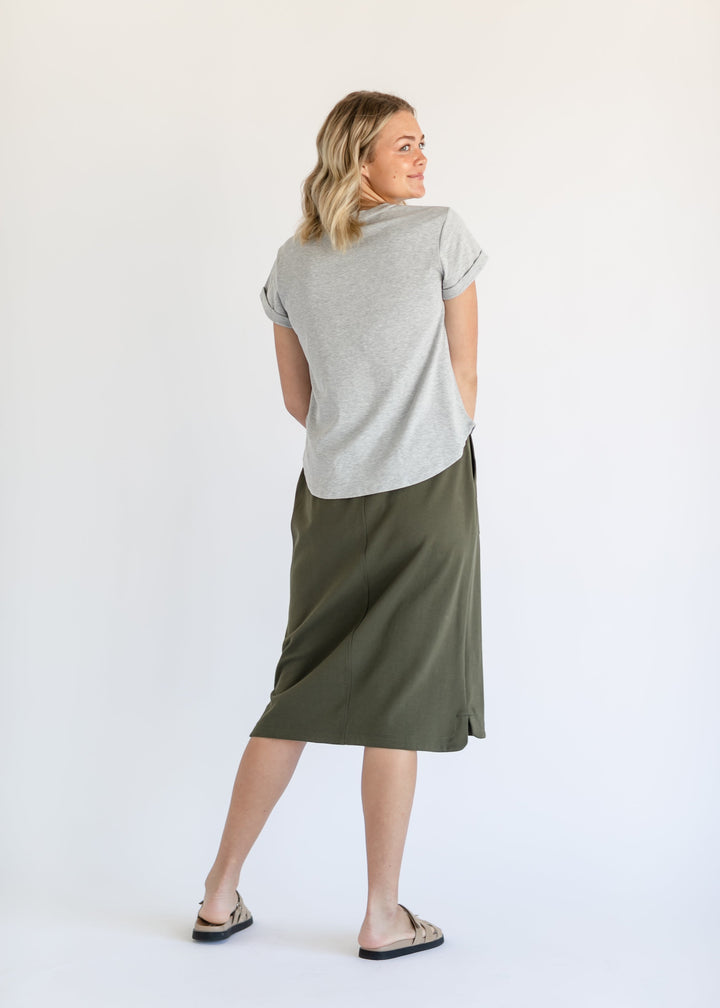 Dani Everyday Midi Skirt