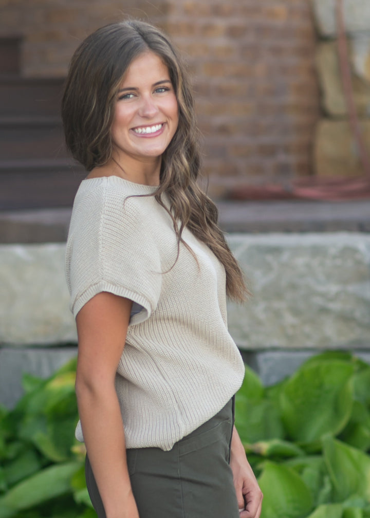 Danya Knit Sweater Set Top + Skirt